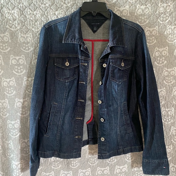 Tommy Hilfiger Jackets & Blazers - Tommy Hilfiger dark wash peppy jean jacket